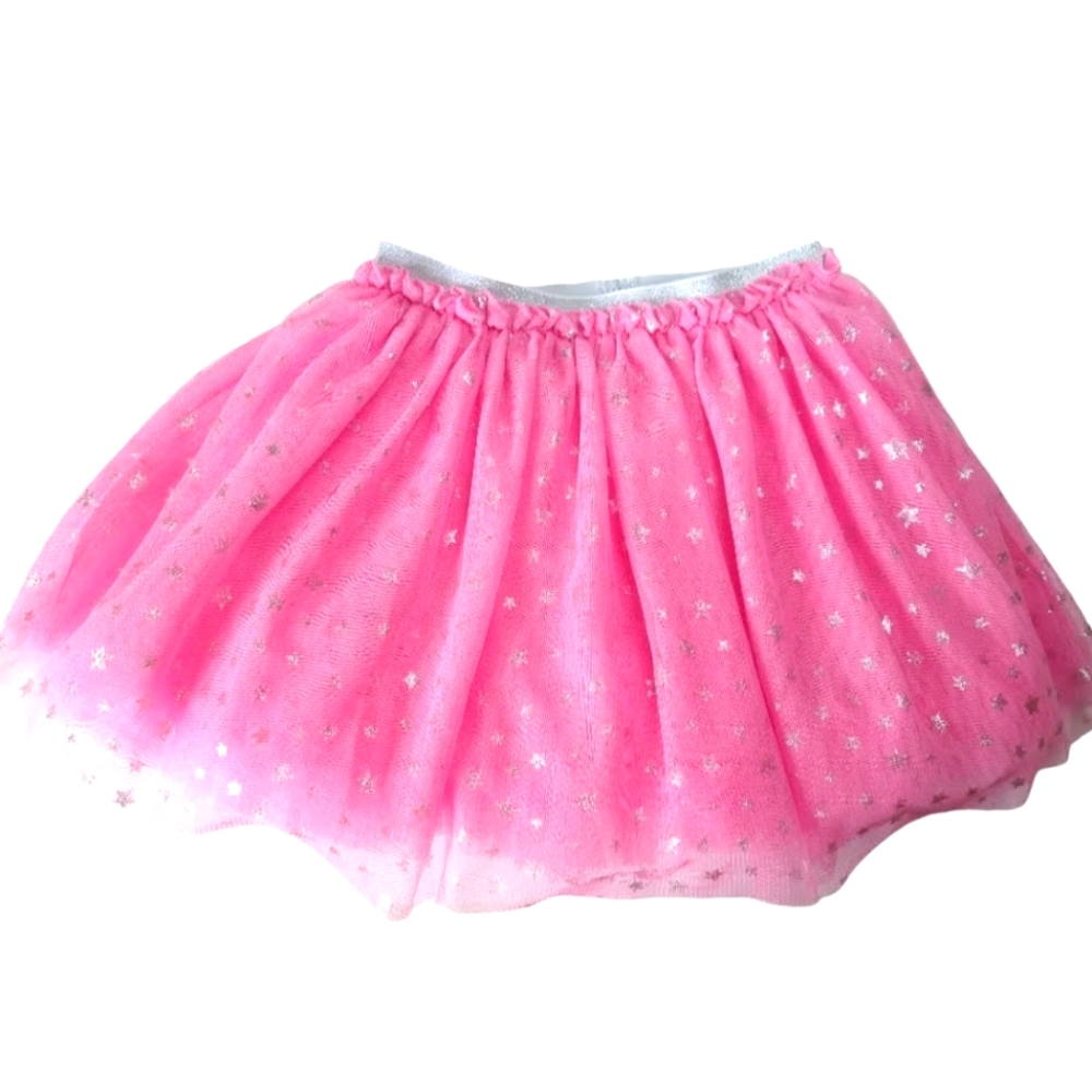 Ballerina Tutu with Silver Stars Pink size 5
